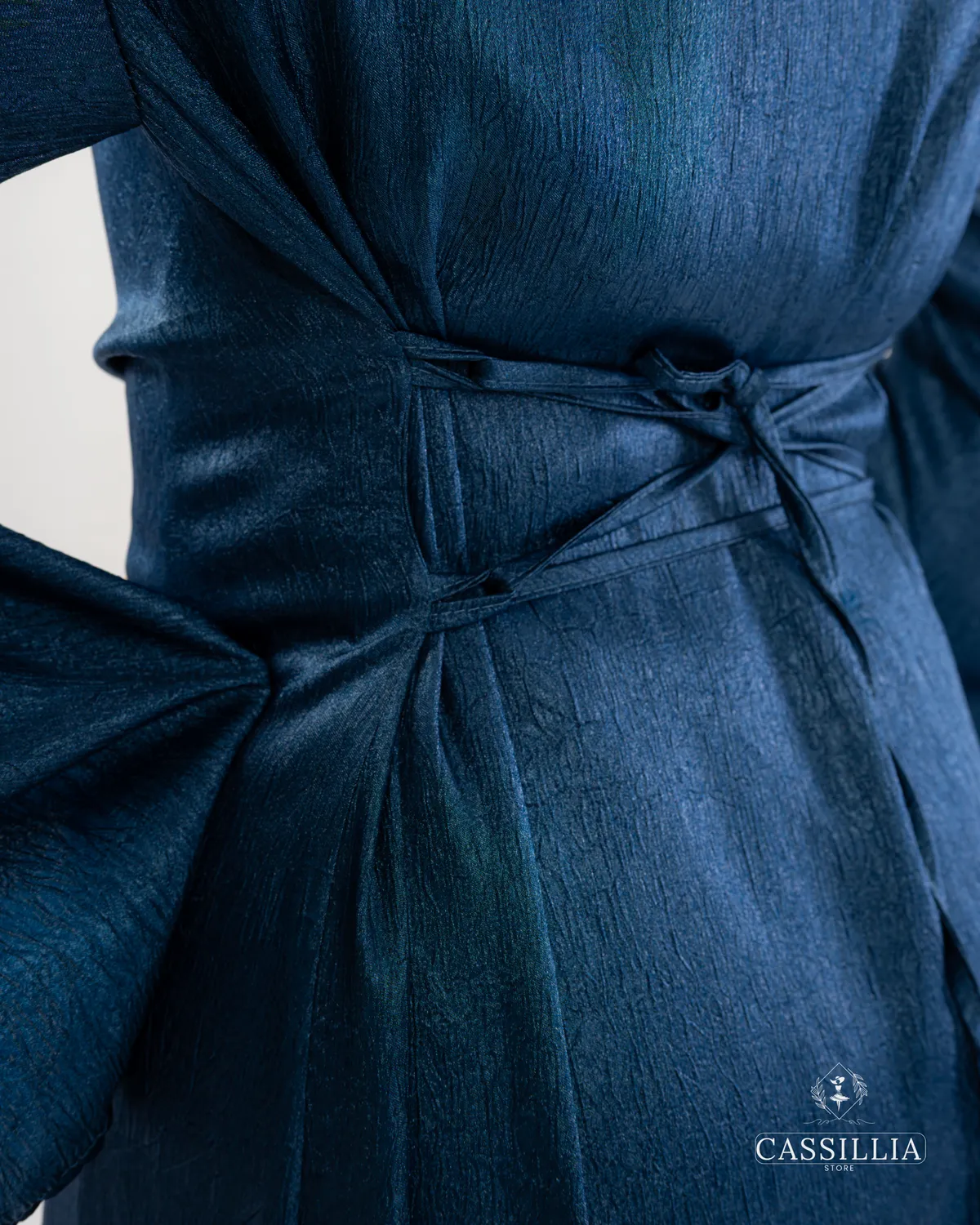 Serena Gradient Satin Dress - View 26